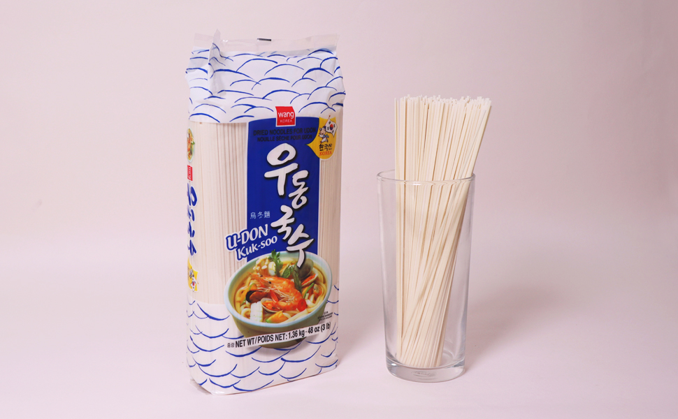 Wang Silky and Bouncy Udon Noodle, Korean Noodle, Simple