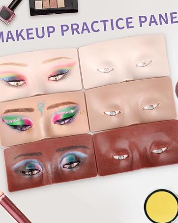 silicone eye face model