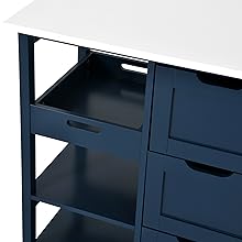 Kitchen Island Cart with Storage