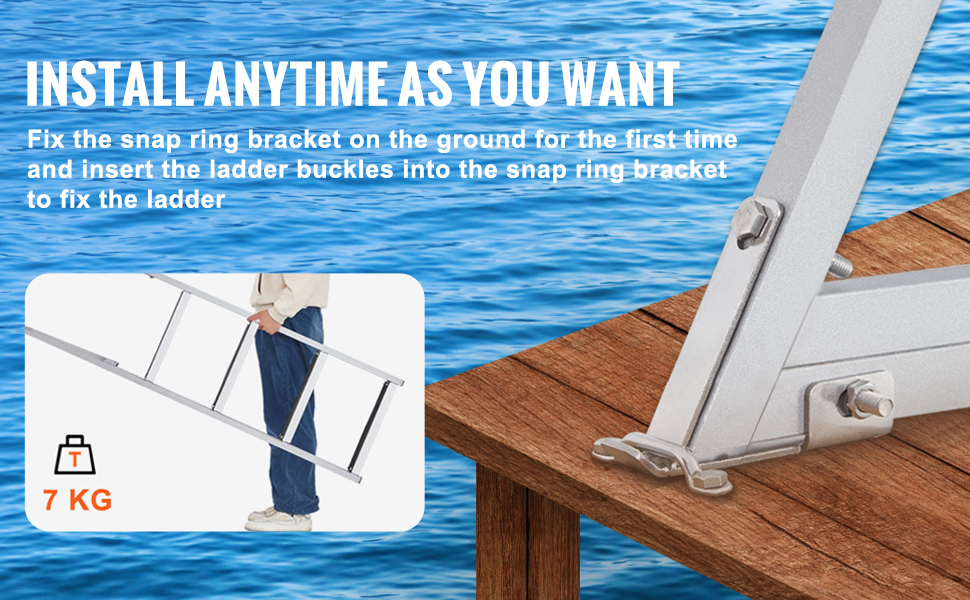 removable dock ladders