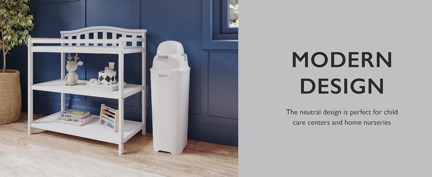 Tall Diaper Pail Modern Design Module