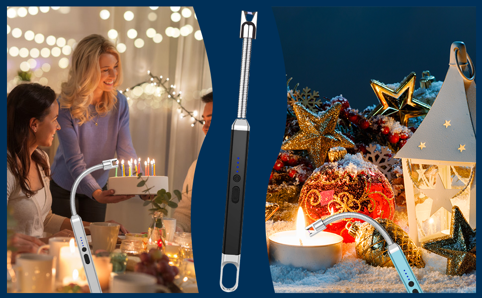 Lighter,Candle Lighter,USB Electric Lighter, Rechargeable