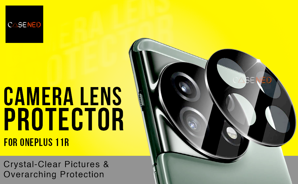 CASENED Camera lens Protector for OnePlus 11R 9H Hardness Tempered