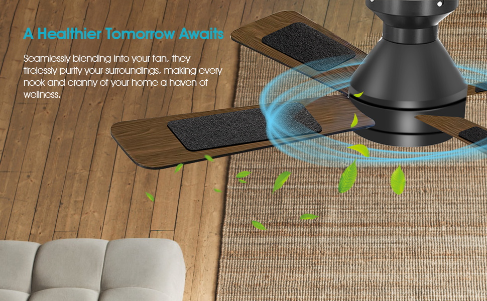 ceiling fan air purifier pads