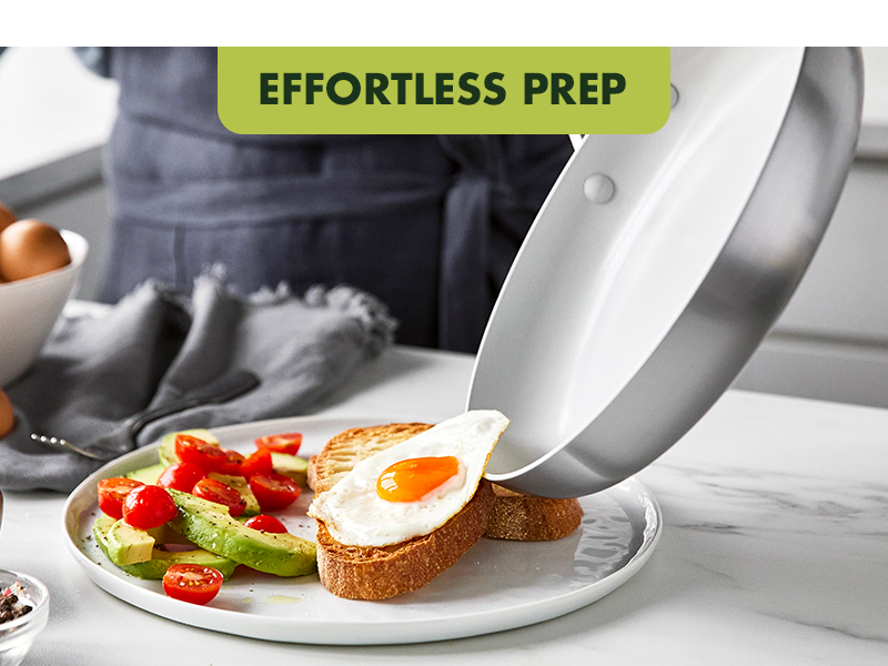 GreenPan, Venice Pro, Healthy Ceramic Nonstick, Cookware, set, stainless steel, induction