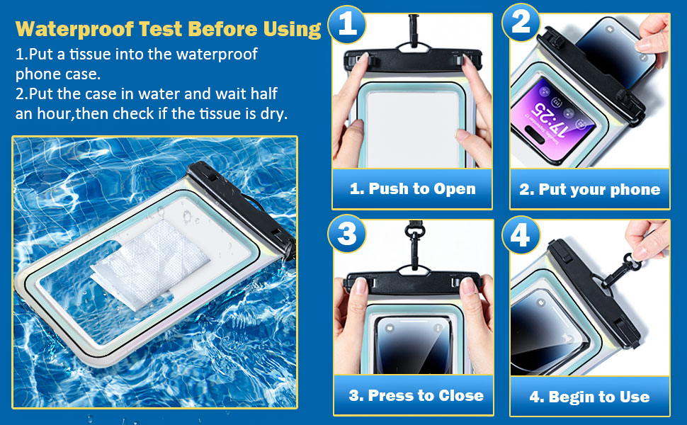 Cellphone Dry Bag for Beach Vacation