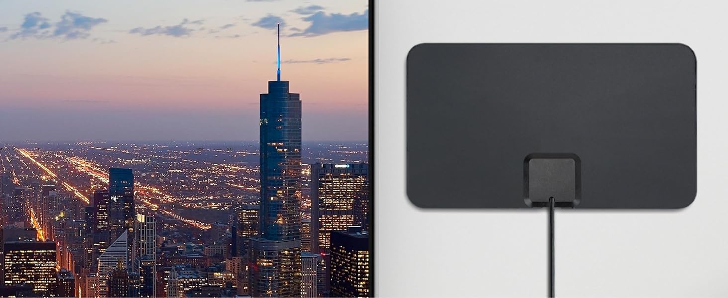 Novawave G2 TV Antenna Indoor HighPowered HD TV Antenna Up to 30