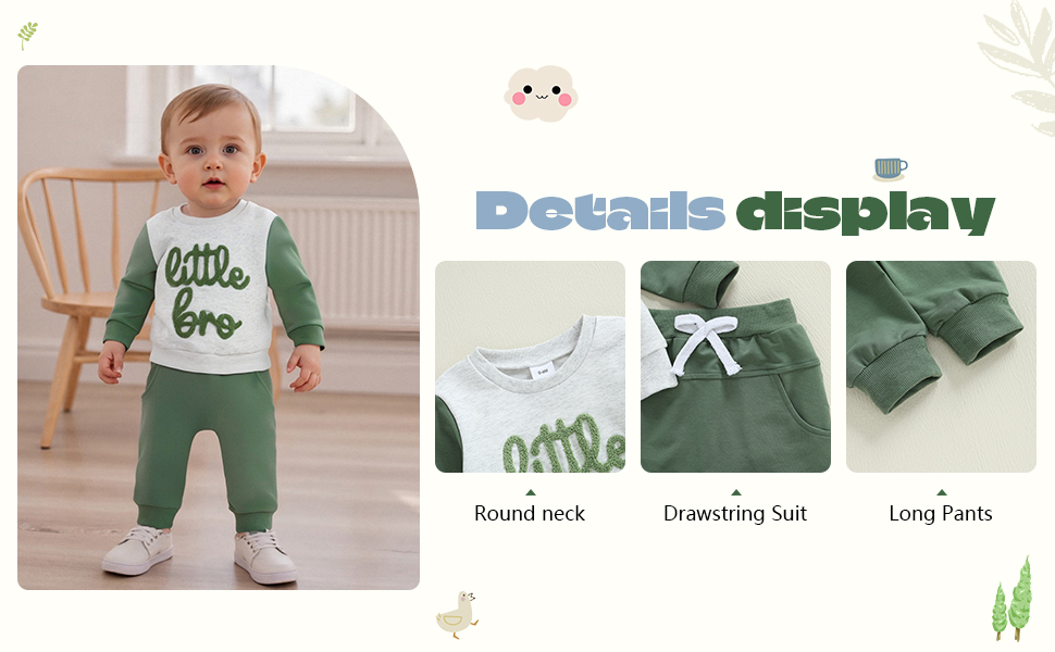 Infant Baby Boy Fall Outfits  3 6 12 18 24 Months Toddler Pants Set  Baby Boy Fall Winter Clothes