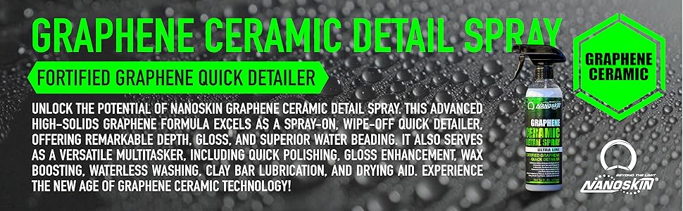 メンテナンス GRAPHENE Amazon.com: Nanoskin Graphene Ceramic Detail Spray 1 Gallons