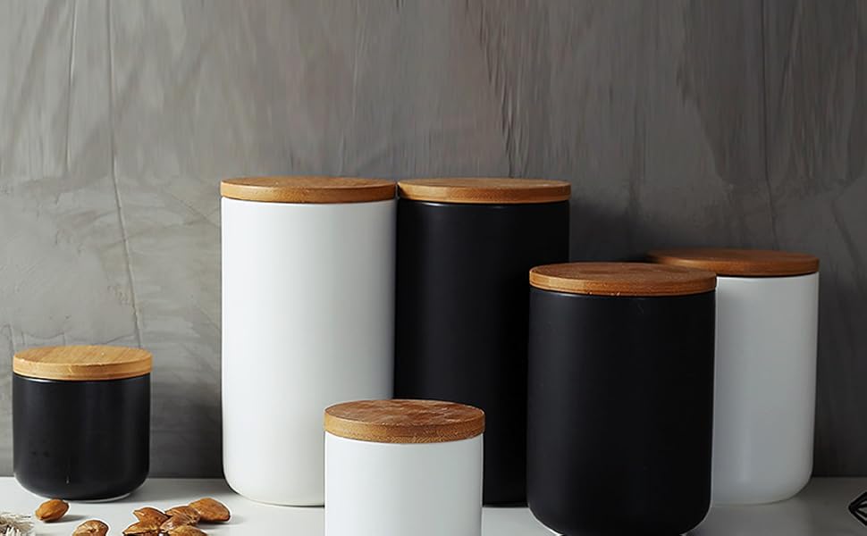 Ceramic Food Storage Jar Canister Modern Design Food