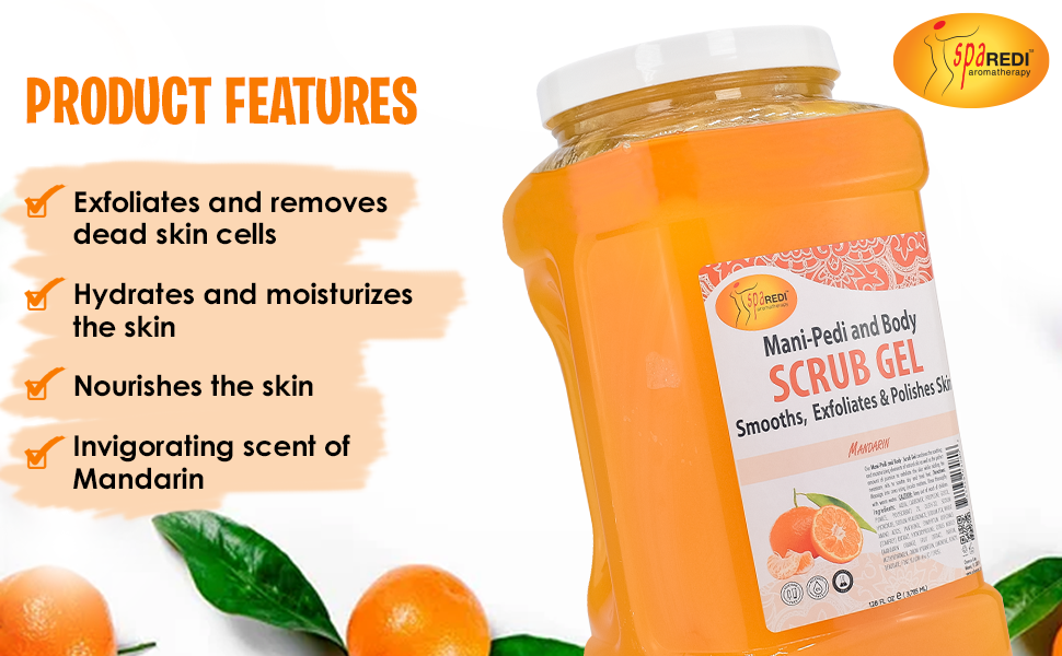 smooths and eliminates buildup of dead skin