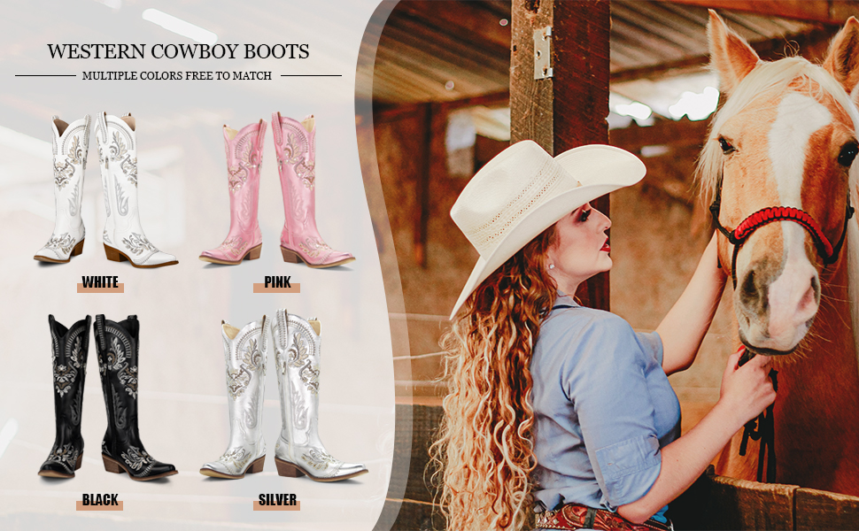 cowgirl boots knee high