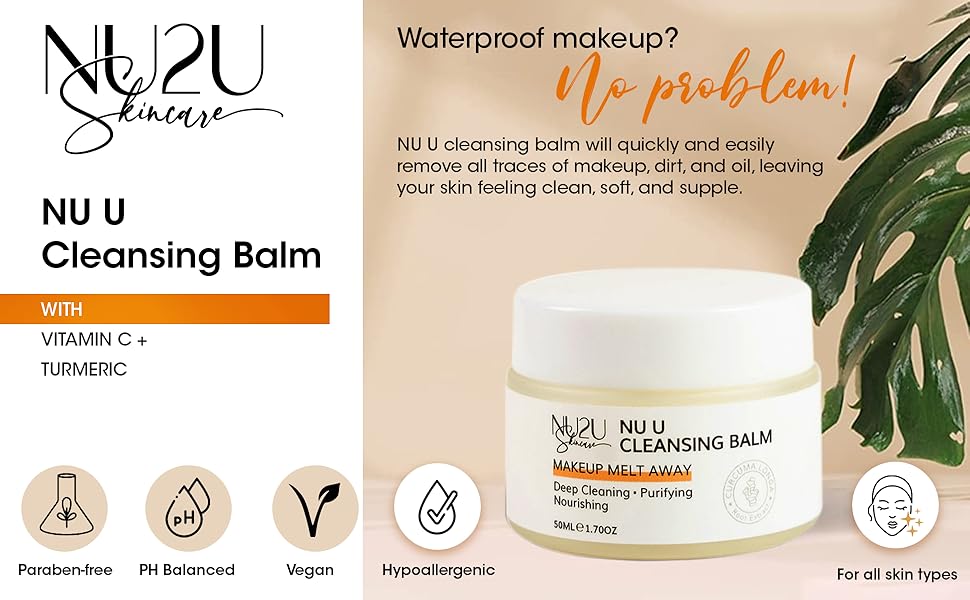 NU U Cleansing Balm Ingredients