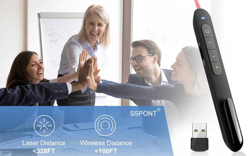 remote powerpoint clicker with laser pointer