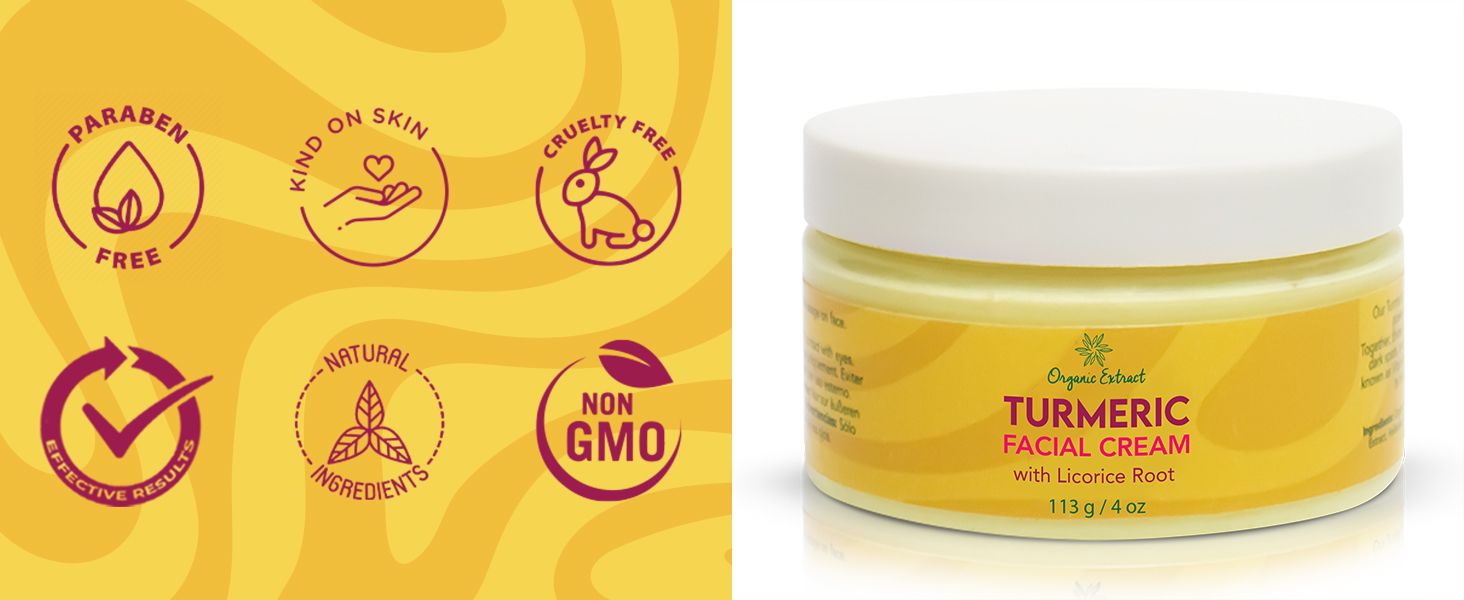 ORGANIC EXTRACT Turmeric Face Cream