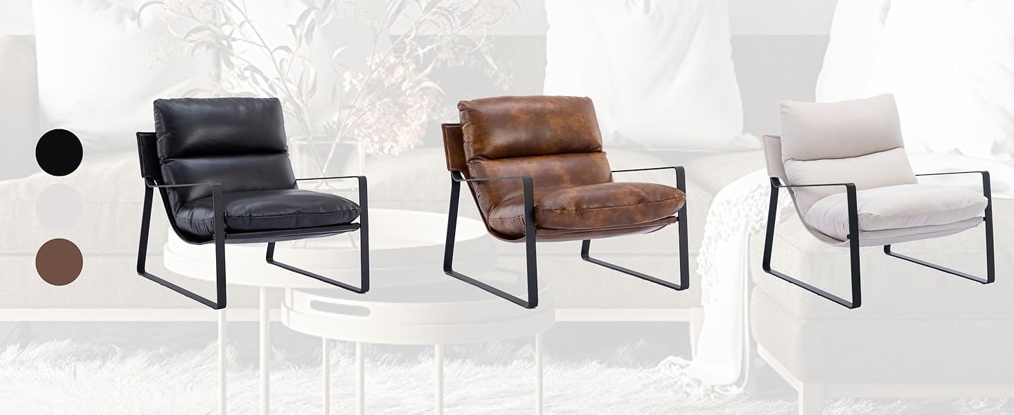 Modern Accent Chair Fabric Armchair For Living Room Occasional Tub Chair For Bedroom, Beige 16 1