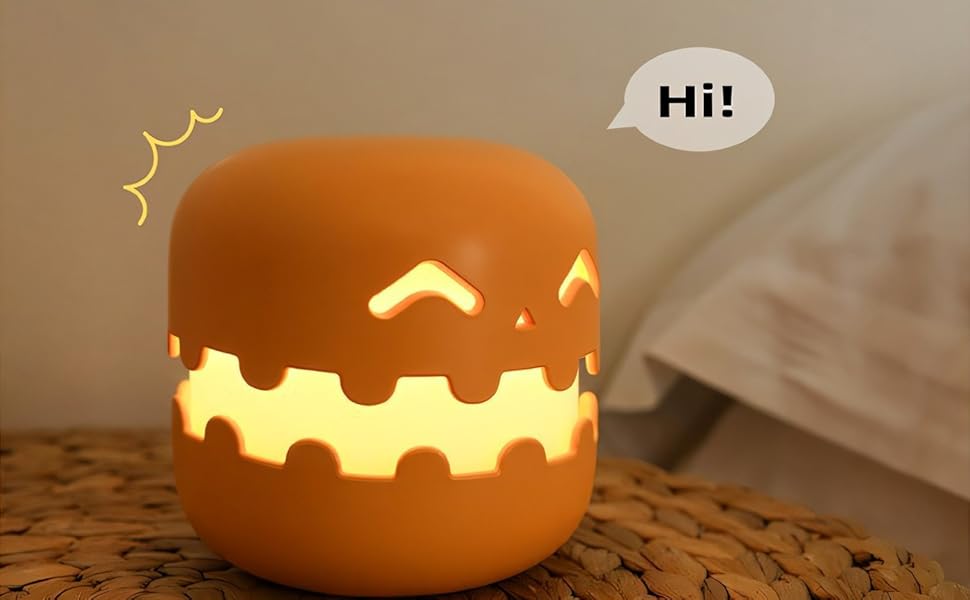 halloween pumpkin night light cute