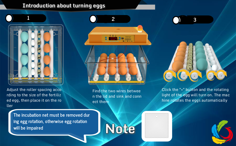 Hethya Incubator for Hatching Eggs, Egg Incubator