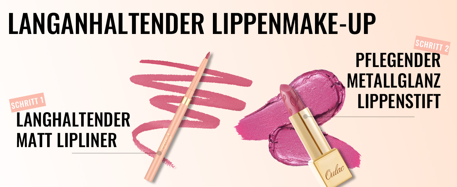 Dauerhaftes Lippen-Makeup