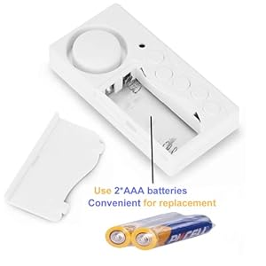 door alarm with aaa batteries