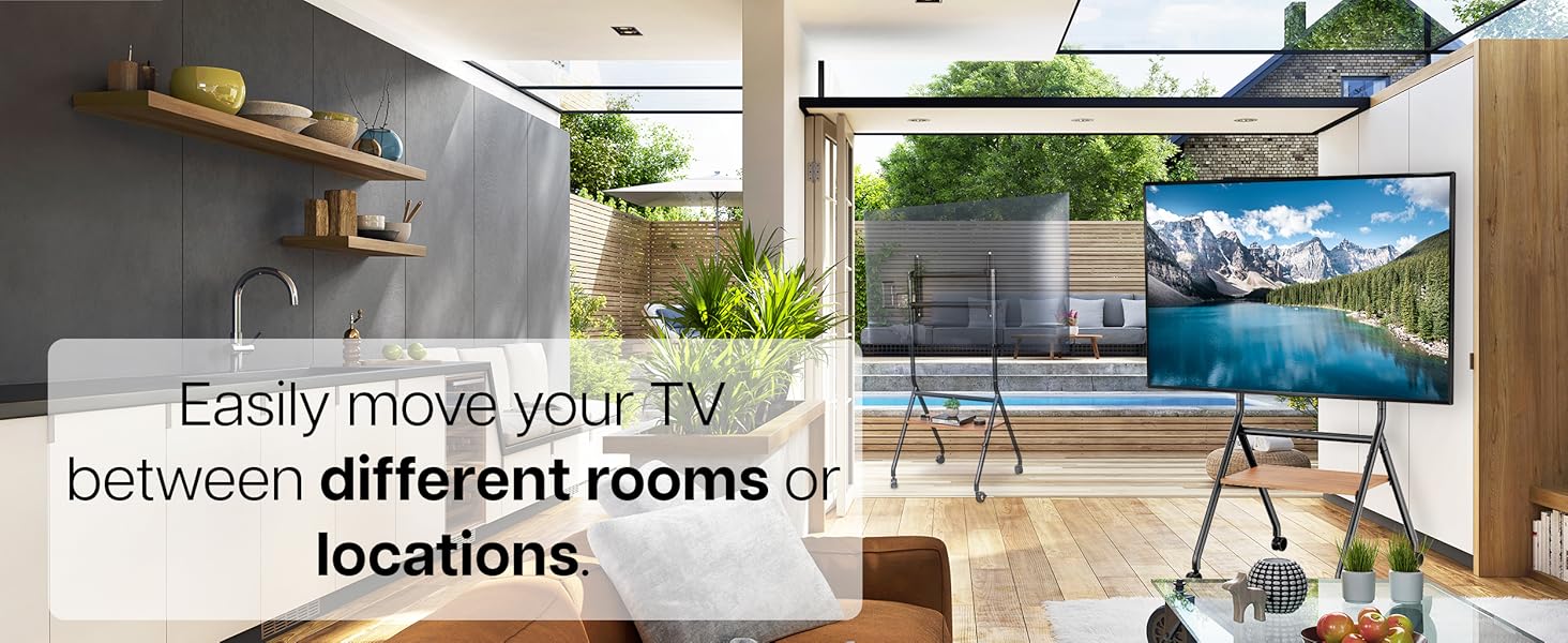 Heavy Duty Studio TV Cart 