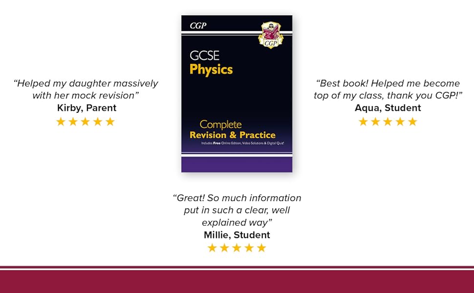 "Best Book! Helped me become top of my class!" - Aqua, Student (5 Stars)