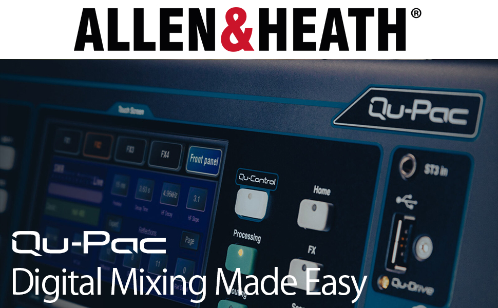 Allen & Heath Qu-Pac デジタルミキサー Allen & Heath Qu-PAC デジタルミキサー｜FULL-TEN
