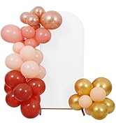 Peomeise 6FT Wedding Arch Cover，White Arch Backdrop Cover Stretchy Spandex Backdrop Stand Covers ...