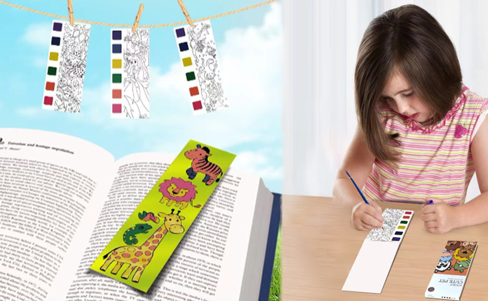 Mini Water Color Paint Pad, Mini Watercolo Paint Book Set