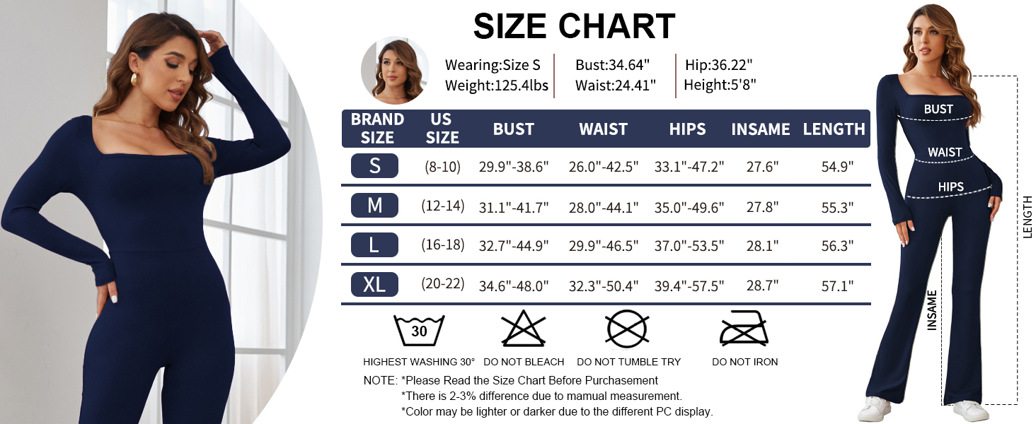 black flare jumpsuits for women long sleeve
