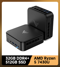 NIPOGI AMD RYZEN 5 7430U ミニPC 32GB 512GB 3857c4c0-e9f4-44dc-a209-