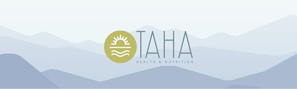 TAHA logo header with blue mountain illustration