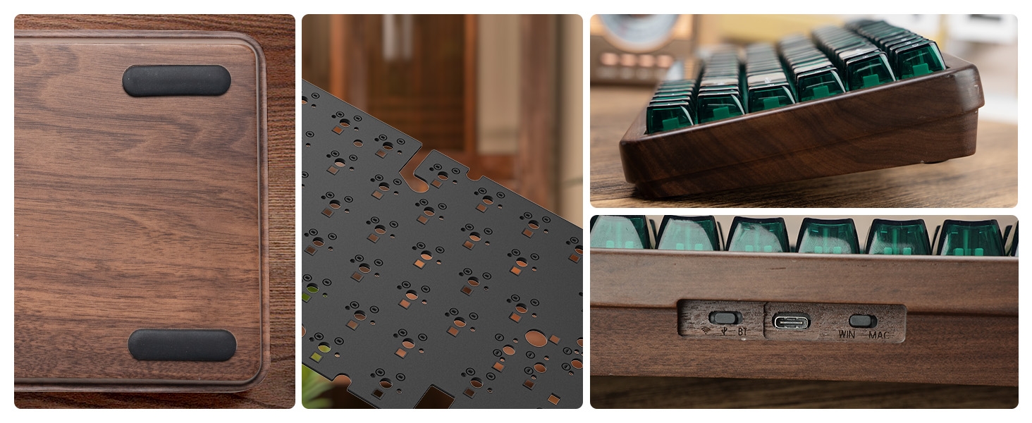 keyboard 75% Wireless Mechanical Custom Keyboard RGB Hot Swappable