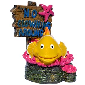 S0436 No Fishing Sign Clown Fish