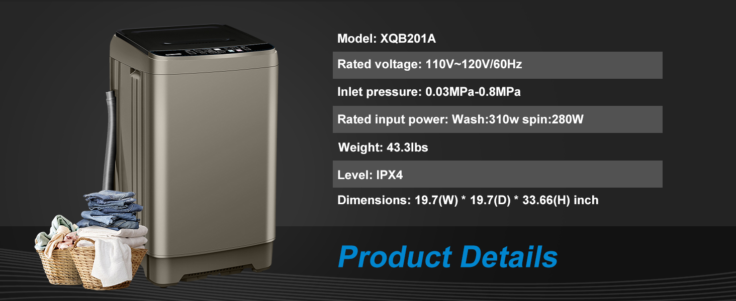 small washing machine for apartments