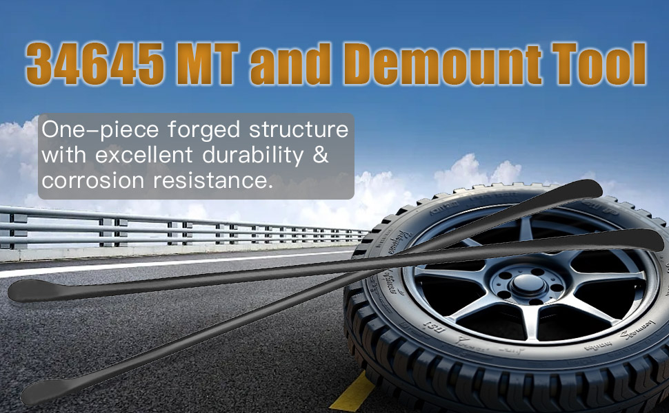 Taelakeni 2 PCS Tire Mount and Demount Tool Bars Spoon