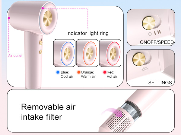 理容アイロン　MAX　harthy Amazon.com : Hair Dryer,180000 RPM High-Speed Hair Blow