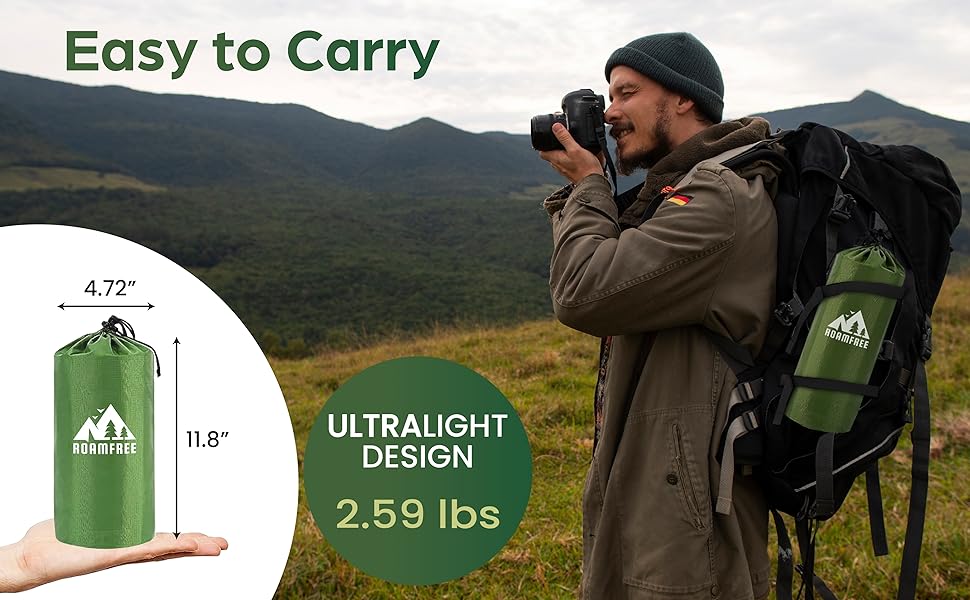 Portable and compact design weighing only 2.59 lbs allows for effortless travels.