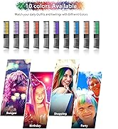 12 colors hair chalks for girls