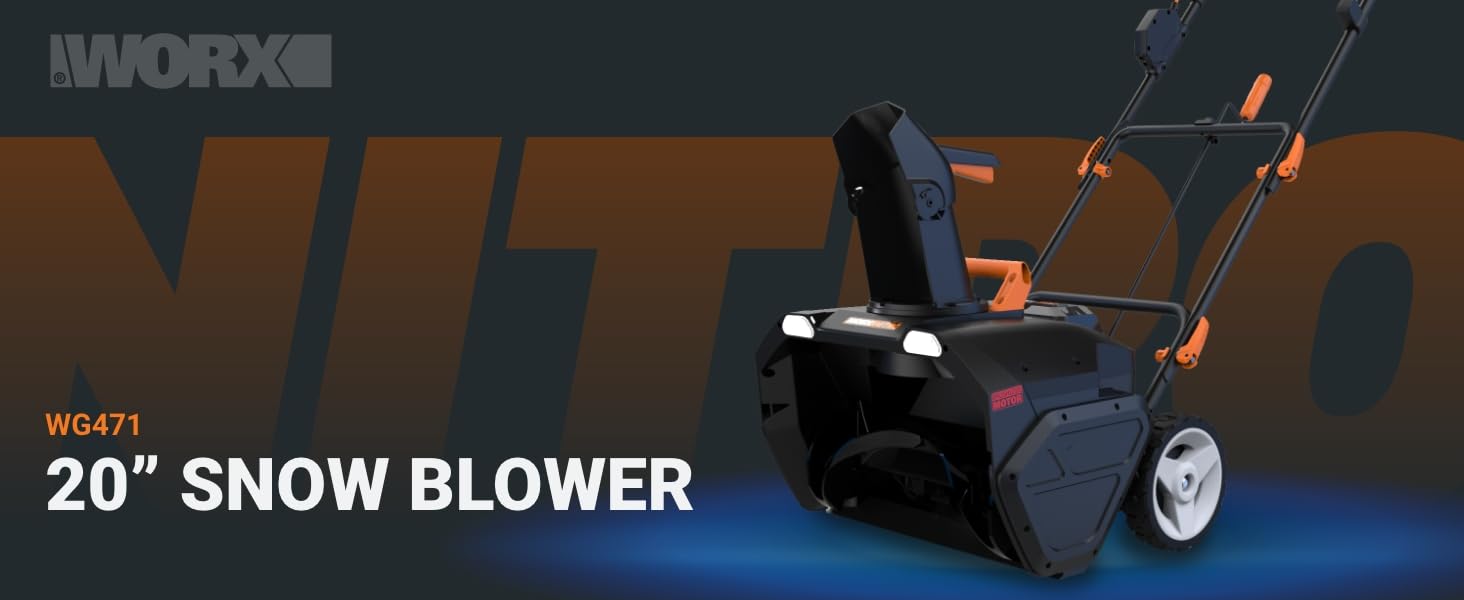 Worx 40V 20" Snow blower