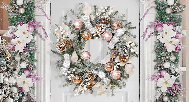 christmas door wreath