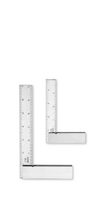 Groz 6-inch Graduated Steel Square
