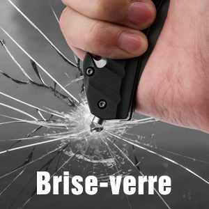 Swiss+Tech Couteau De Poche Multifonction Avec Lame Tanto, Clip, Brise-verre, Coupe-corde, Couteau Pliant Parfait Pour Chasse, Survie En Camping, Randonnée, Urgence Et Usage Domestique 15 1