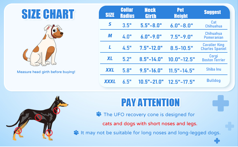 GoGoPaw Soft Dog Cone for Small Medium Dogs and Cats