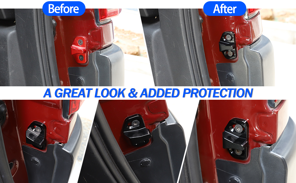 Tail Door Latch Protection Trim Cover