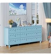 Amazon.com: Anbuy Scalloped 9 Drawer Dresser for Bedroom