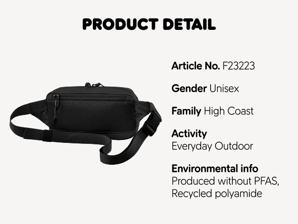 Amazon.com: Fjallraven High Coast Hip Pack - Black