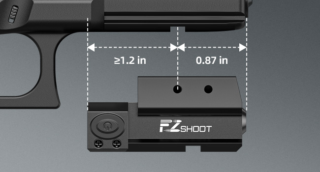 EZshoot Best Laser Sight with Compact Size to Ensure Proper Fit Your Pistols
