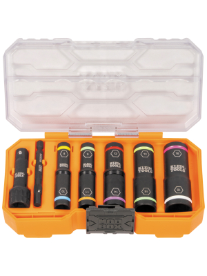 Klein Tools 65619 KNECT Flip-10 Metric Impact Socket Set