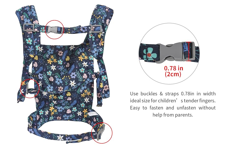 Baby Doll Carrier for Baby Girl Premiums Soft Cotton Straps and Skin-Friendly Webbing Stuffed Animal